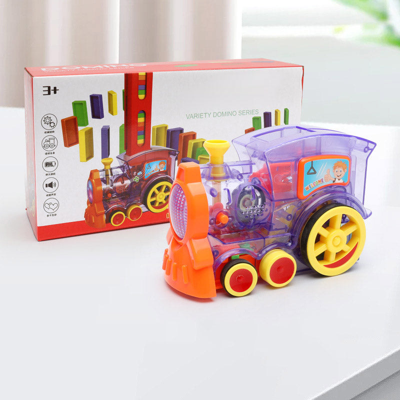 Electric Domino Train Toy – Automatic Domino Laying Set for Toddlers