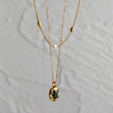 18K Gold-Plated Niche Luxury Pearl and Rice-Bead Choker