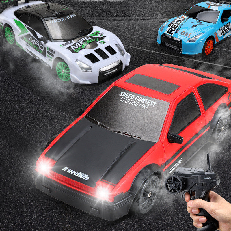 2.4G 4WD RC Drift Car – GTR & AE86 Remote Control Racing Models for Kids