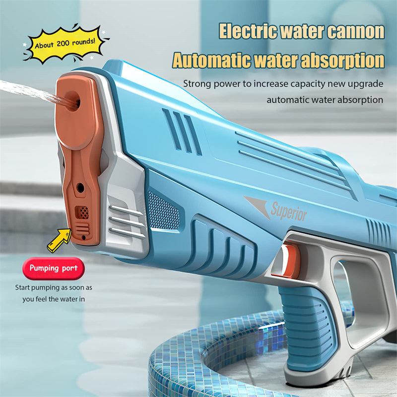 Full Automatic Electric Water Gun – High-Tech Induction Water Absorbing Blaster