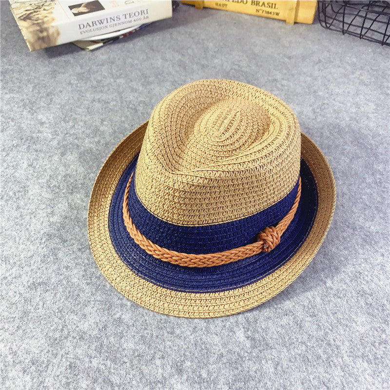 Girls' Korean Style Straw Sun Hats – Breathable Baby Summer Beach Hats