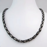Handmade Stainless Steel Single-link Square Chain