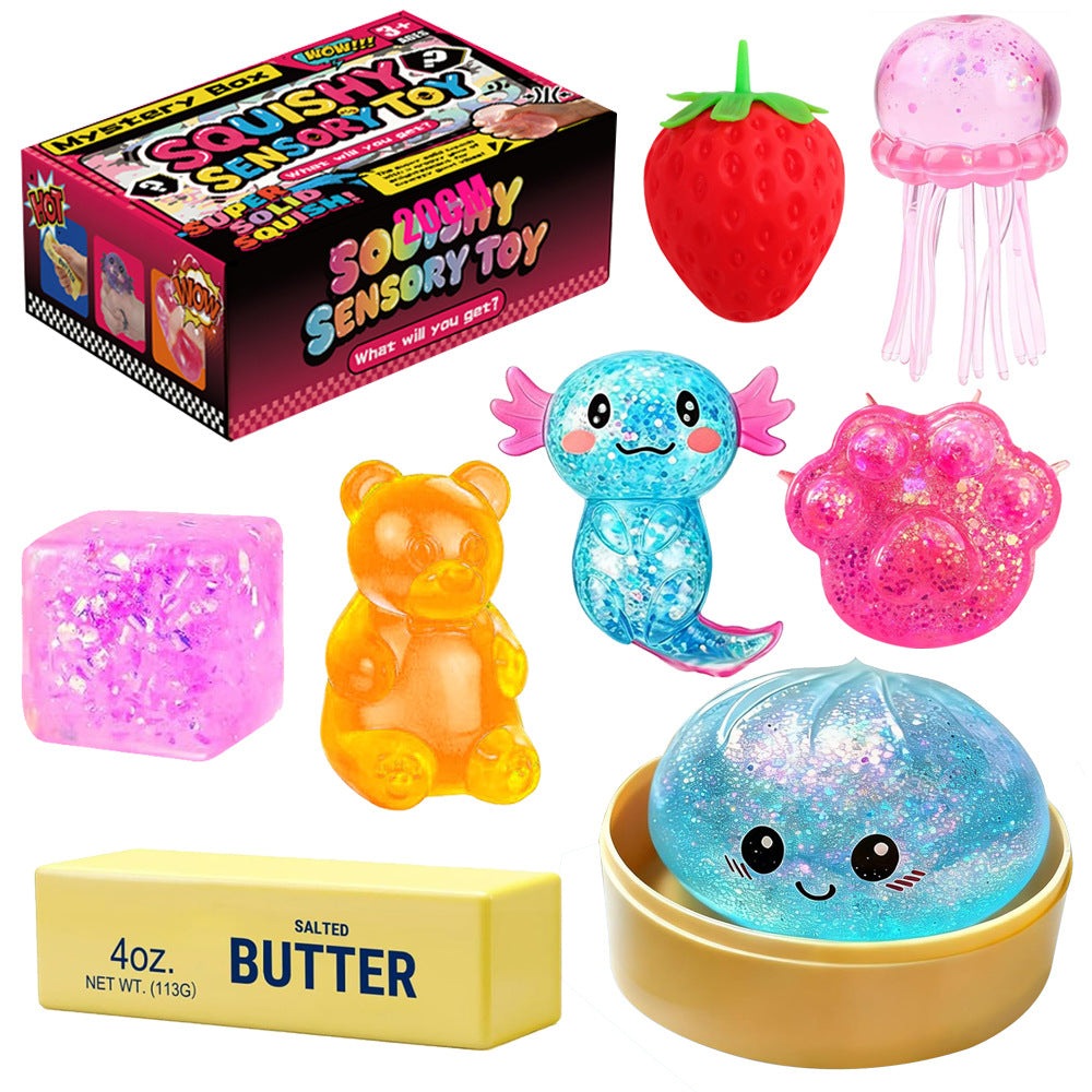 Slow Rebound Squishy Stress Relief Toys Squeeze Sensory Fidget Toy
