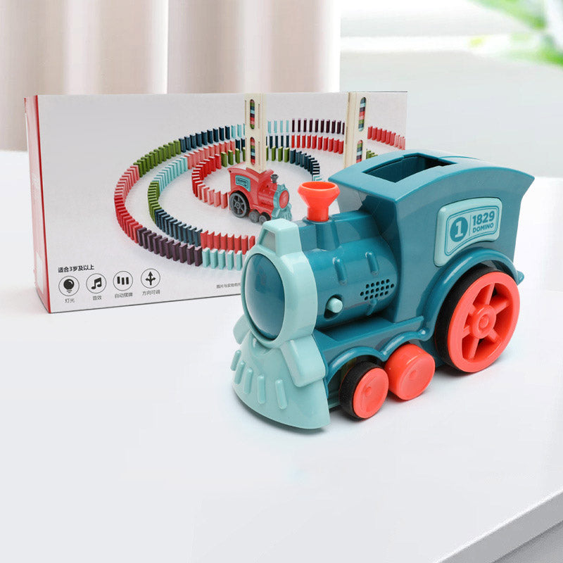 Electric Domino Train Toy – Automatic Domino Laying Set for Toddlers