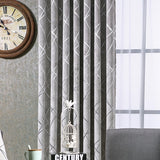 Solid Color Modern Light Luxury Chenille Blackout Curtains for Living Room
