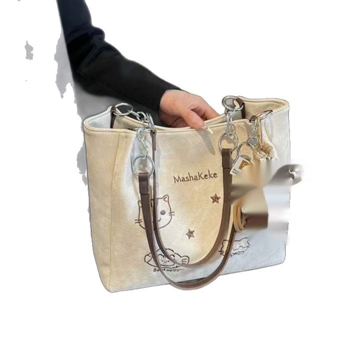 Versatile Commuter-Friendly Large-Capacity Stylish Tote Bag for Women
