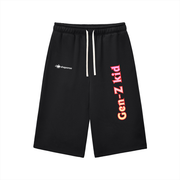 Relaxed Drawstring Three-quarter Sweatpants