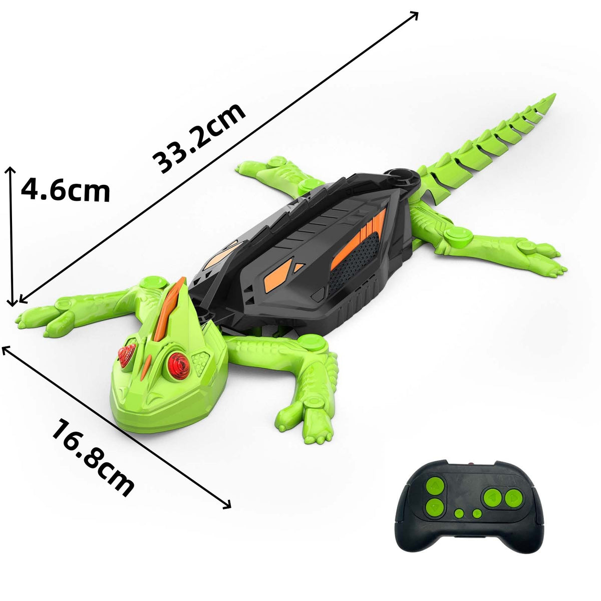 Remote Control Wall Climbing Lizard Toy RC Gecko Robot Decor