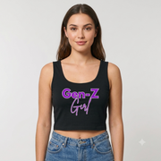 Women's Cropped Tank Top "Gen-z Girl"