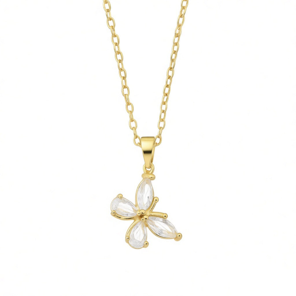 Niche Design Light Luxury Collarbone Chain Necklace for Women
