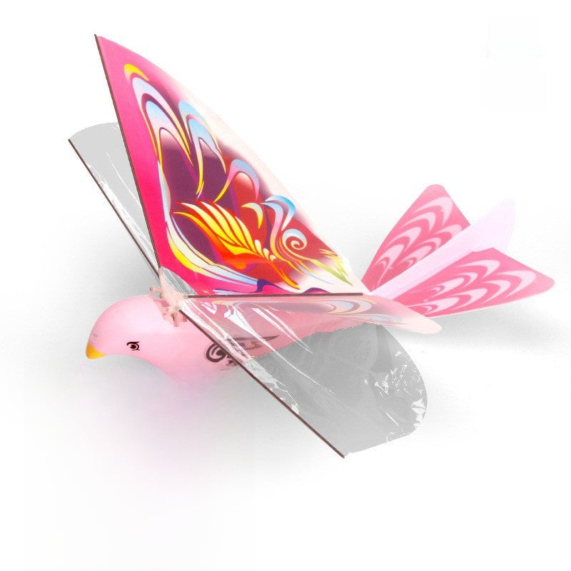 Simulation LED Flapping Wing Flying Bird Remote Control Drone Toy