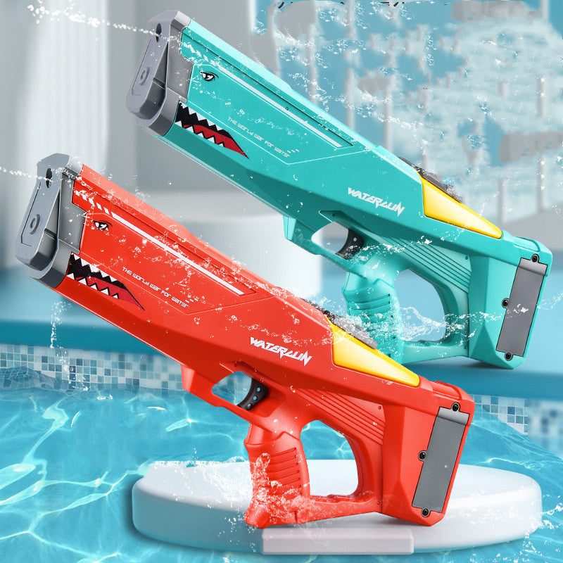 Shark Automatic Electric Water Gun – High-Pressure Summer Beach & Pool Toy