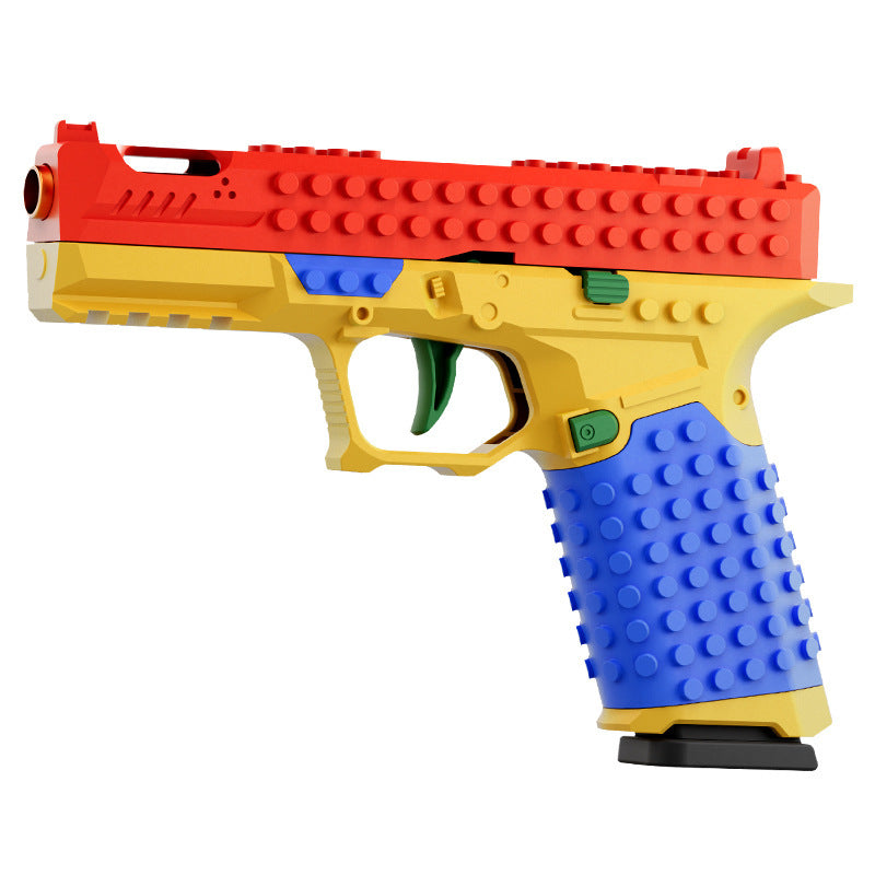 Building blocks children's toy gun