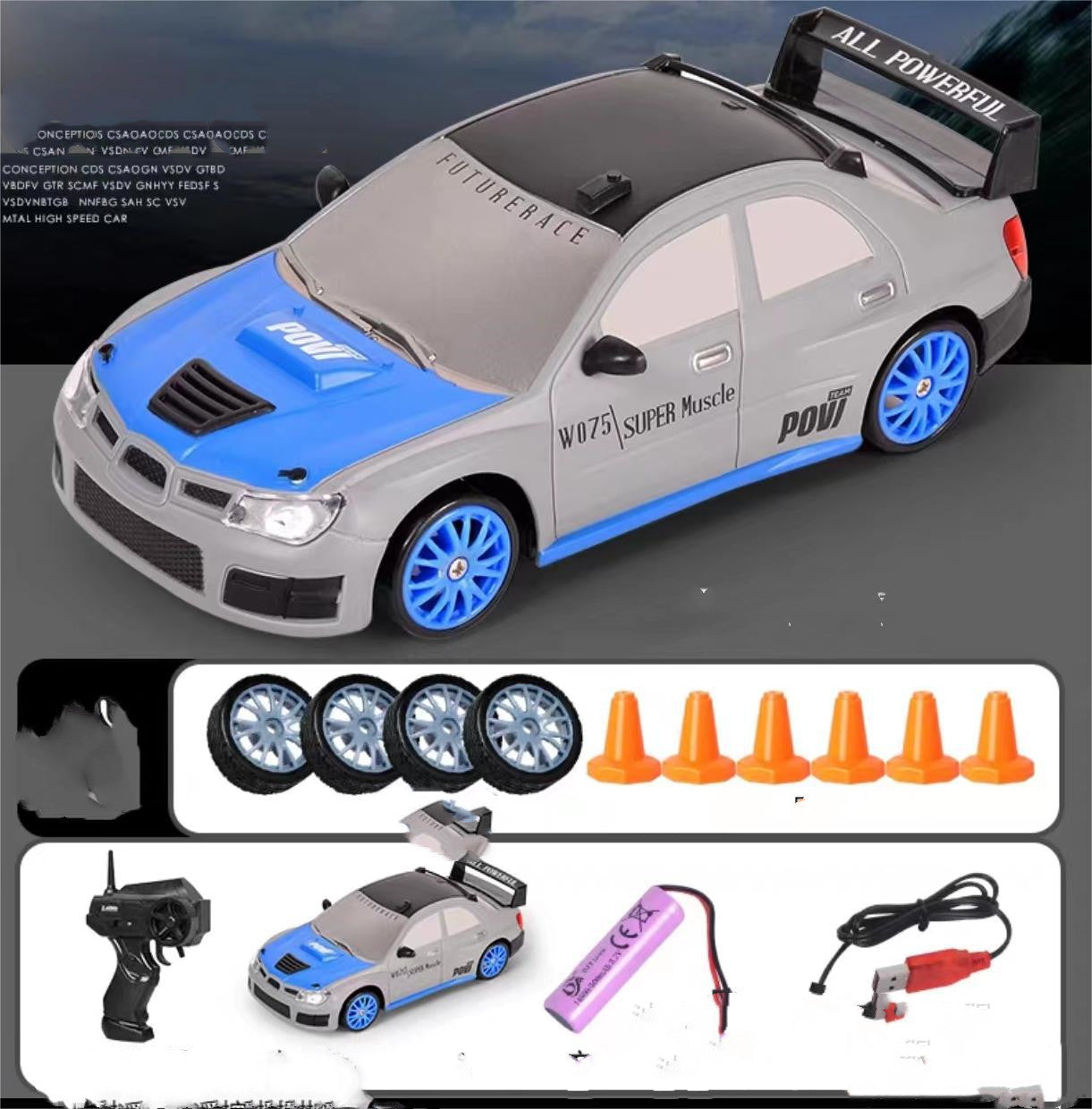2.4G 4WD RC Drift Car – GTR & AE86 Remote Control Racing Models for Kids