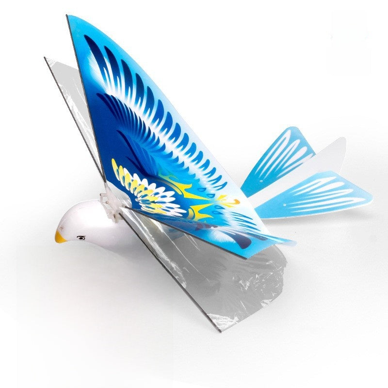 Simulation LED Flapping Wing Flying Bird Remote Control Drone Toy