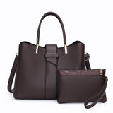 Simple Stylish Retro Women's Handbag with Crossbody Strap