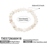 Natural Shell Shaped Beaded Necklace For Women