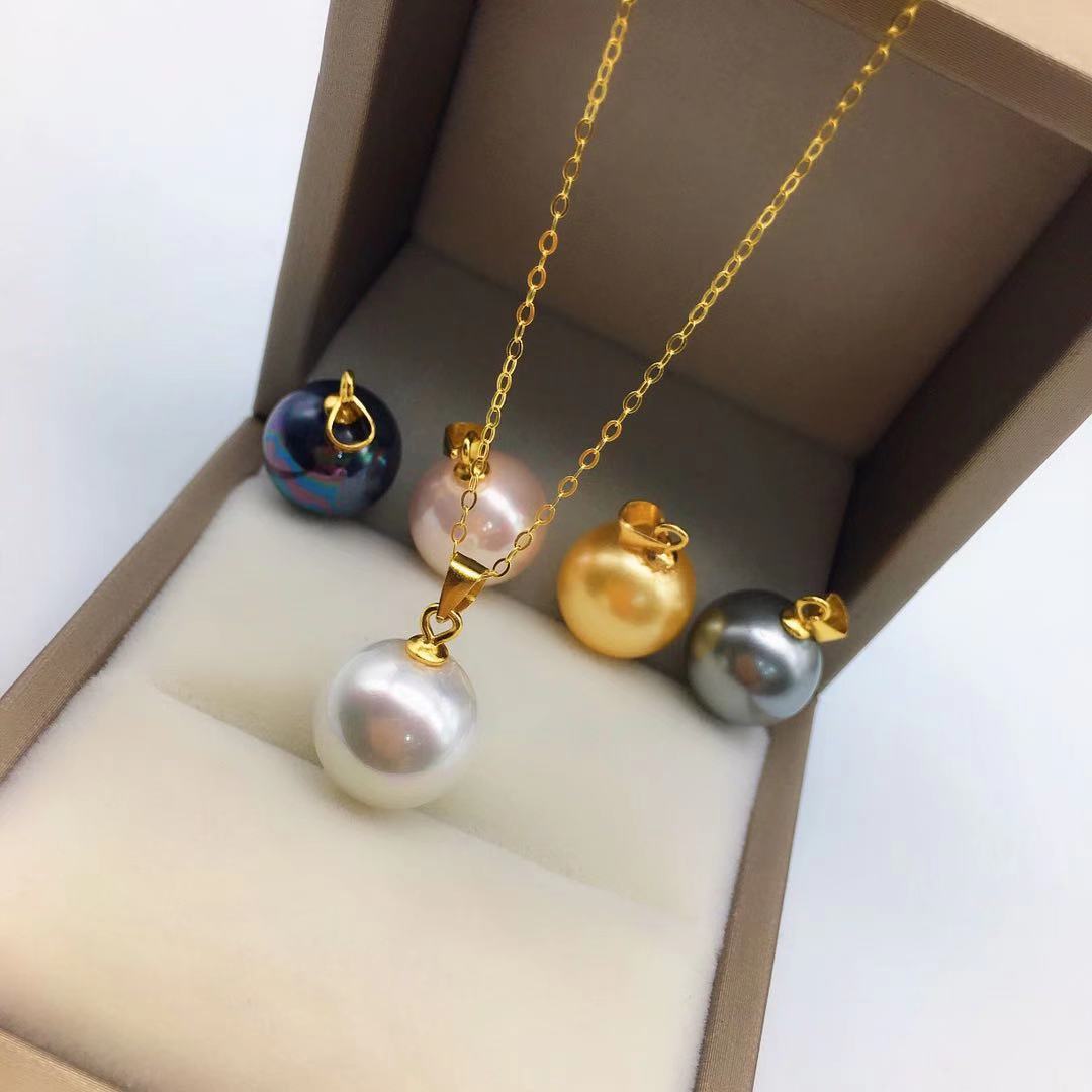 Elegant Mabe Pearl Pendant Fashion Clavicle Necklace
