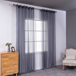 Modern Simple Pure Color Cotton Linen Window Screen