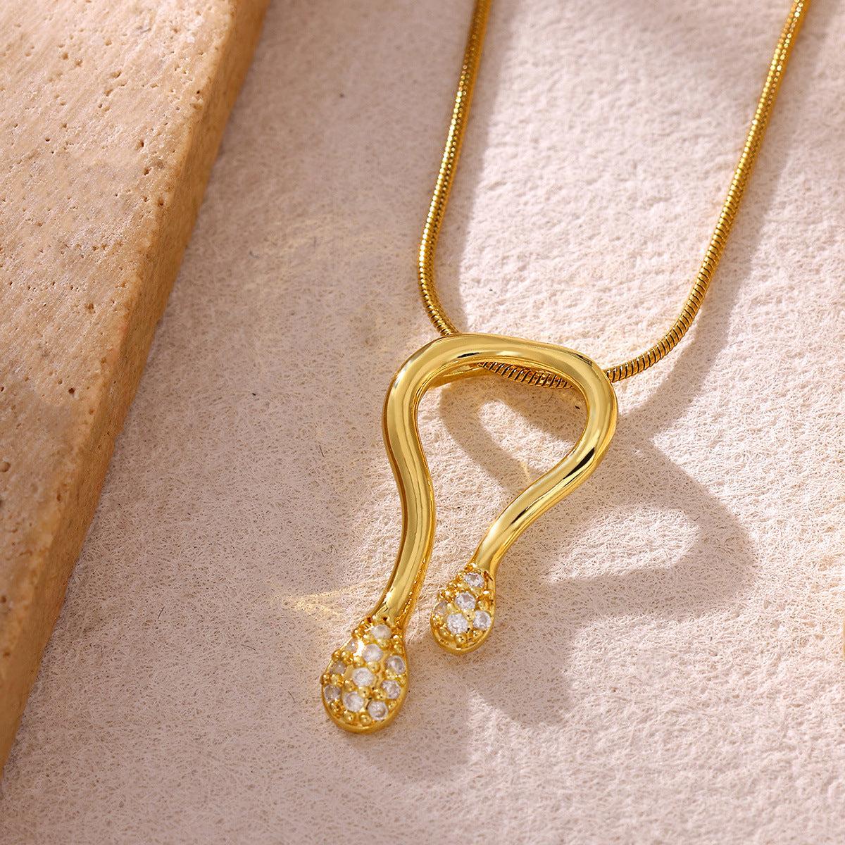 New U-shaped Fairy Clavicle Necklace