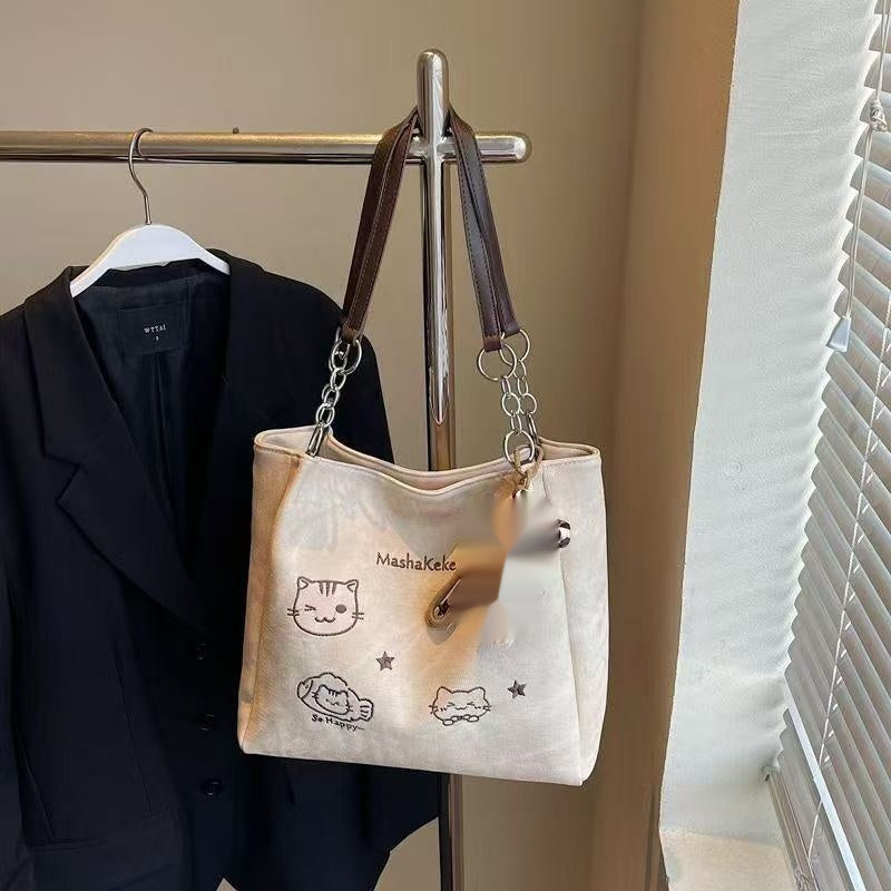Versatile Commuter-Friendly Large-Capacity Stylish Tote Bag for Women