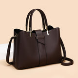 Simple Stylish Retro Women's Handbag with Crossbody Strap